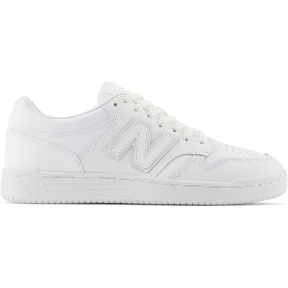 NWT New Balance BB480 V1 Court Sneaker White Unisex 9 Men / 10.5 Women - Picture 2 of 5